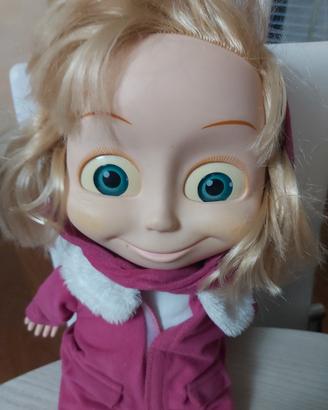 Bambola Masha vintage, alta 40cm