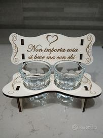 panchina porta bicchieri 