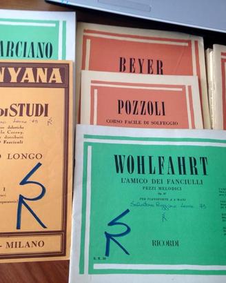 Testi didattici pianoforte per principianti