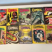 Lotto Kriminal 25 nri da 168 a 201, anche singoli.