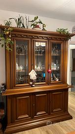 Mobile Vetrina Legno Massiccio