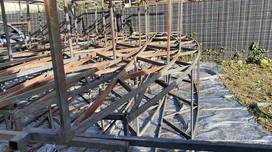 13 capriate in ferro per pergolato