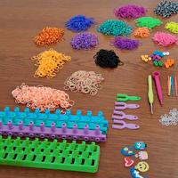 Lotto elastici per braccialetti e telaio