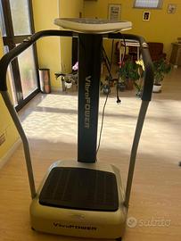 Pedana vibrante VibroPower con maniglie