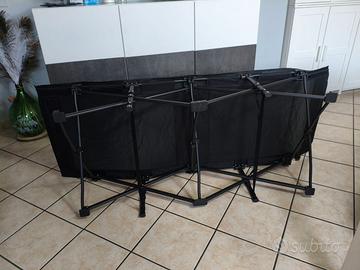 Letto pieghevole imbottito ferro campeggio ufficio