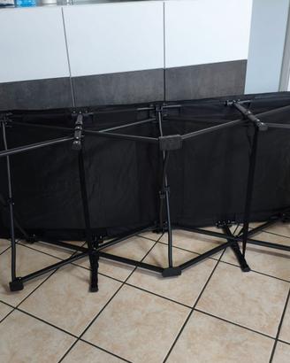 Letto pieghevole imbottito ferro campeggio ufficio
