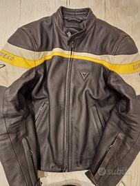 Giacca moto Dainese in pelle TG 48