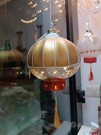 Coppia lanterne con led sconto 50% 