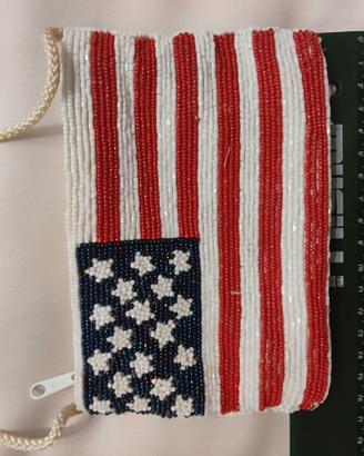 Borsa con bandiera americana, borsa a tracolla con stelle e strisce per