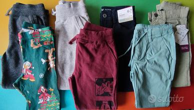 Pantaloni lunghi tuta bambino 6-7 anni 122 cm