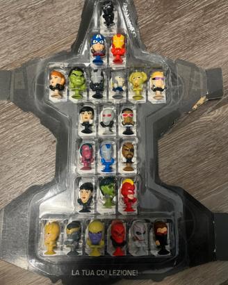 Collezione completa Megapopz Marvel con base