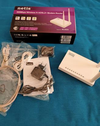 Modem NETIS DL4323 completo di scatola ADSL2