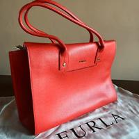 Borsa Furla LINDA2017 in pelle textur arancio