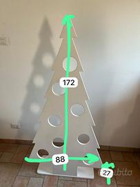 Albero di Natale decorativo in legno/MDF – 172 cm