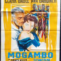 MOGAMBO MANIFESTO CINEMA ORIGINALE