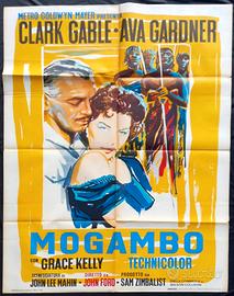 MOGAMBO MANIFESTO CINEMA ORIGINALE