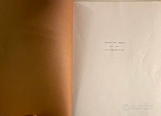 MARK LEVINSON jc2 manuale cartaceo originale  			