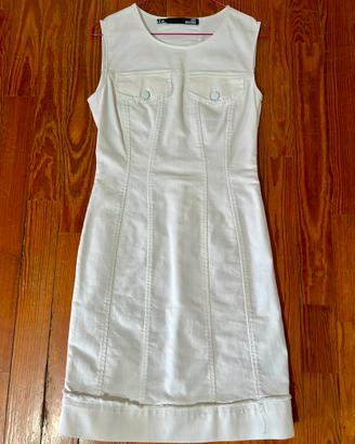 Moschino tubino bianco