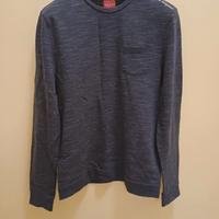 MAGLIONE GUESS UOMO TG M LEGGERO BLU