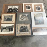 Lotto 10 cornici con vecchie foto