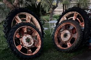 Ruote alte per trattore