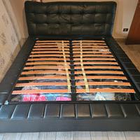 letto matrimoniale nero