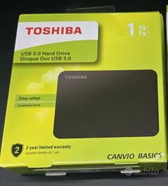 hard disk esterno Toshiba Canvio Basics 1TB