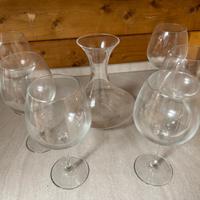 Decanter e calici