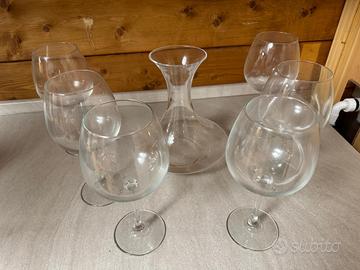 Decanter e calici