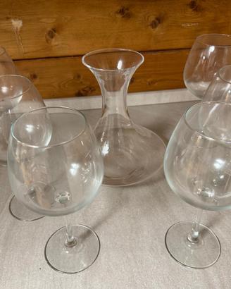 Decanter e calici