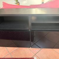 Mobili soggiorno Ikea Besta nero