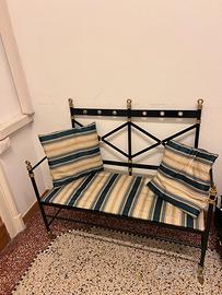 Panchina art deco’ 1930 ferro battuto