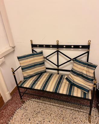 Panchina art deco’ 1930 ferro battuto