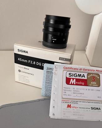 OBIETTIVO SIGMA 45mm f/2.8 DG DN C – SONY E-MOUNT