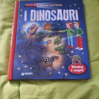 libro  nel buio vedi  i dinosauri  marca "giunti"