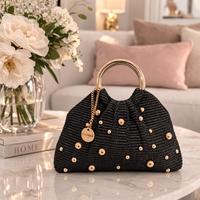 borsa da donna con manici ad anello