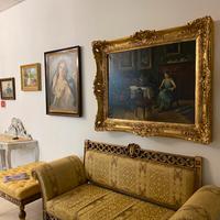 Divanetto due posti in stile Luigi XVI