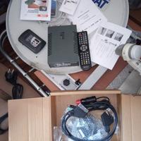 Impianto satellitare per camper