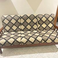 Divano 3 posti in legno massello