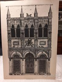 Xilografia Logge Mercanti Ancona - Bruno da Osimo