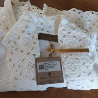 accappatoio in cotone Sangallo 