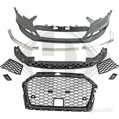 Coperture Finestrini Posteriori Per Audi A3 8V Sportback 2014-2019 - ABS, Nero Lucido - Foto 6