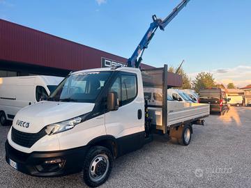 IVECO DAILY 35C14 GRU PM + CASSONE FISSO