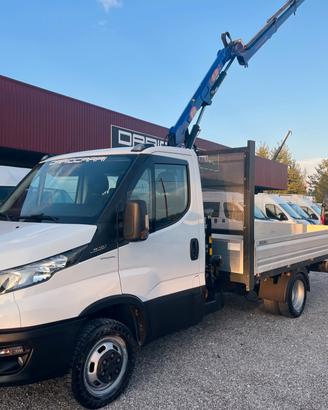 IVECO DAILY 35C14 GRU PM + CASSONE FISSO