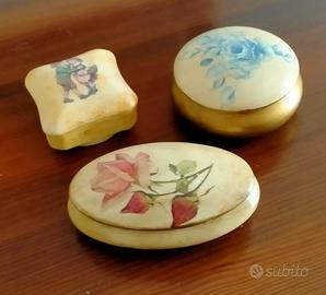 Set SCATOLETTE in ceramica