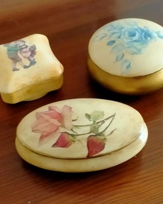 Set SCATOLETTE in ceramica