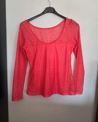 Maglia Elegante Maniche Lunghe in Pizzo Guess Ross