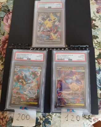 carte Pokemon gradate PSA 10
