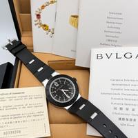 BULGARI DIAGONO ALLUMINIUM 38mm FULL SET!