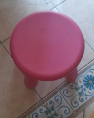 Sgabello rosa bmbe ikea